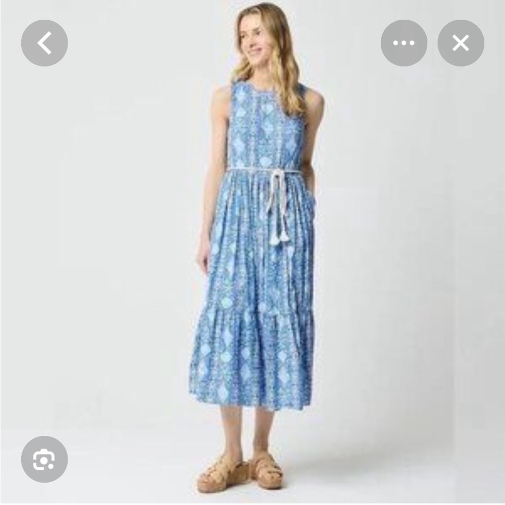 J. Crew shell print dress